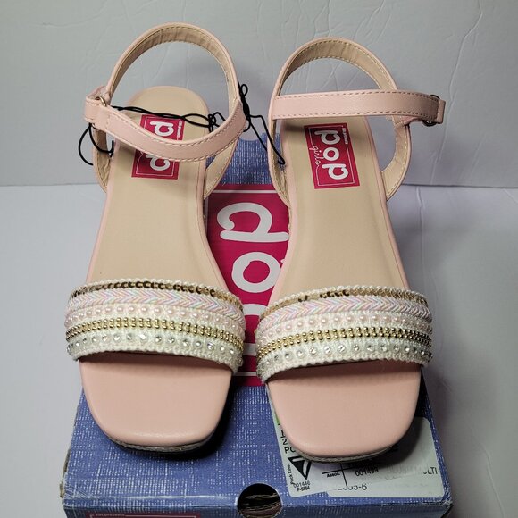 Pop Little Girls Europa Wedge Sandals NWT Size Little Girls 2 - Picture 2 of 7
